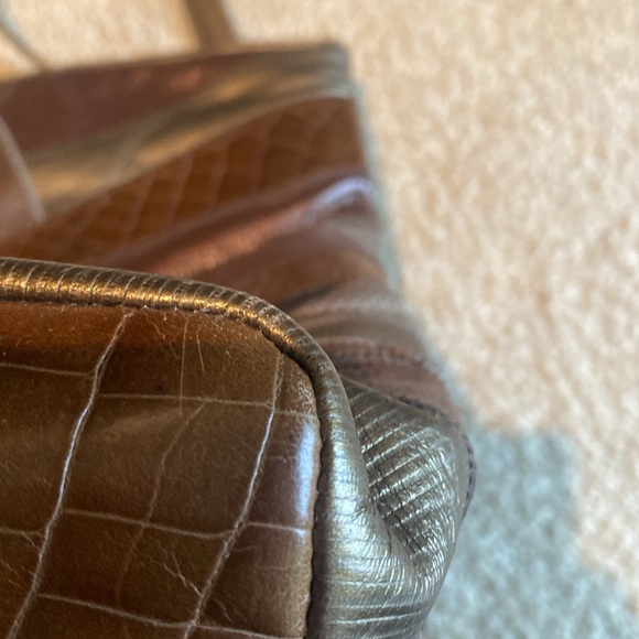Sharif 1827 Bag in a Tricolor Leather with Dust Bag. - Picture 16 of 16